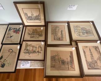Remaining framed art prints