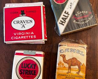 Vintage cigarettes 