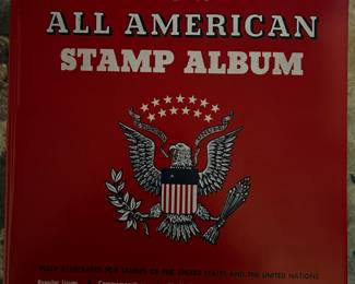 Vintage stamp album