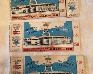 Tickets to 1967 Allstar game