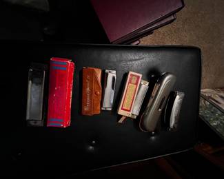 Collection of harmonicas 