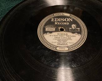 The Edison phonograph was technically superior to Victrola, but like Betamax lost out to VHS the Edison records stopped being produced in1922, but needle adapters allowed the phonographs to be used for many years more. 