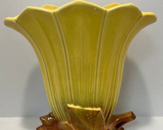 Vintage McCoy Fan Vase 