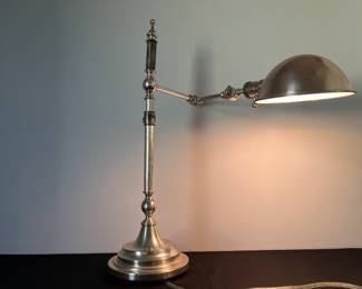 Vintage Chrome Student Lamp