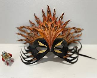 Leather Masquerade Mask 