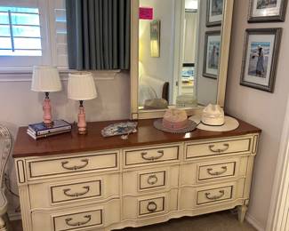 Basset Vintage dresser and mirro