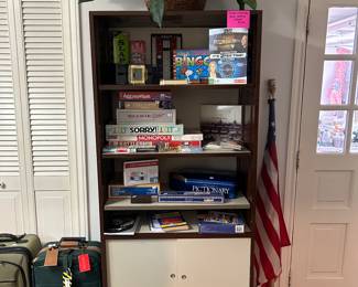 Games, cards, MCM cabinet