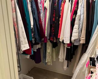 Womens clothing, belts, scarves, hats