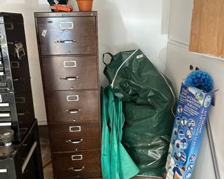 Xmas Tree, filing cabinet