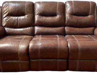 Colia Leather Power Reclining Sofa