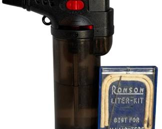 Vintage Lighter and Lighter Kit