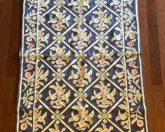 Handmade Floral Floor Covering