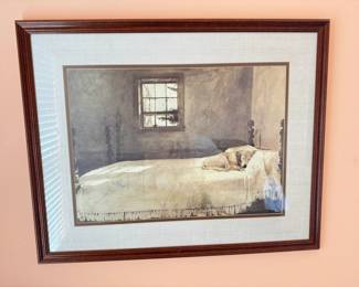 Andrew Wyeth Print Master Bedroom