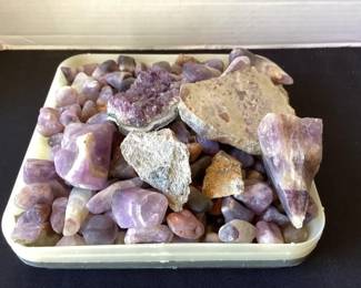 Purple rocks