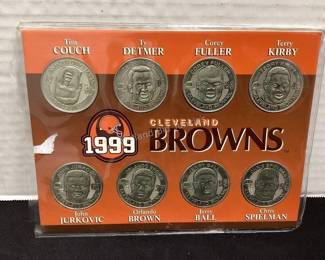 Cleveland Browns medallions
