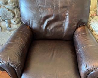 leather easy chair
