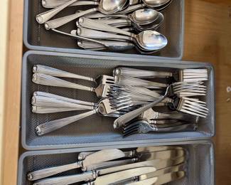 full set of flatware