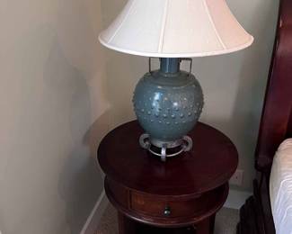 side table and ceramic lamp (sets of 2)