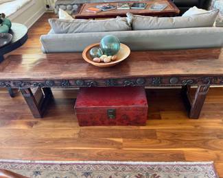Asian sofa table