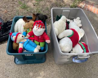 Christmas plush toys