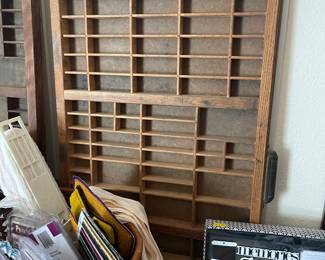Antique printers tray