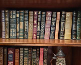 Franklin Mint leather bound books and book sets
