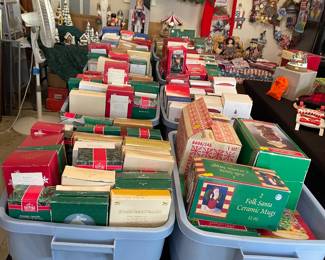 Hundreds of Hallmark ornaments from the past 50 years