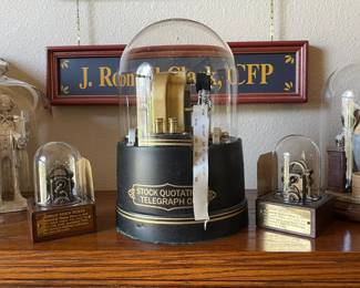 Vintage stock ticker