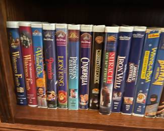 Disney VHS tapes