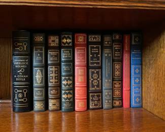 Franklin Mint leather bound books and book sets