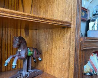 Whimsical carousel rocking horse