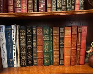 Franklin Mint leather bound books and book sets