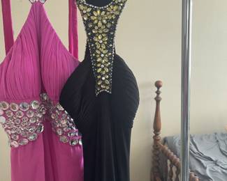 Gorgeous beaded evening gowns