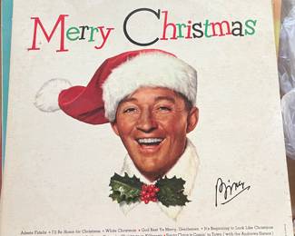 Autographed Bing Crosby album
