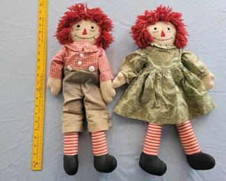 raggedy ann and andy toy dolls