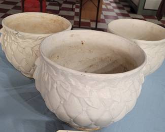 Old McCoy jardinieres