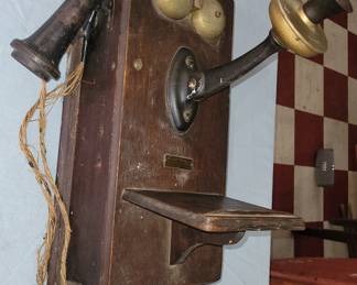 antique Dean wall telephone