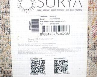 Surya area rug,  6'7" x 9'.  BUY IT NOW! $75.00