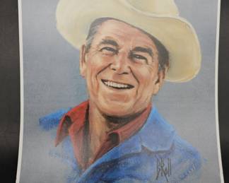 Ronald Reagan Ltd. Edition Commemorative Portrait w/ COA