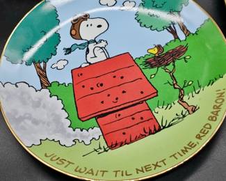 Collectable Peanuts 8in Plate