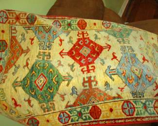 Oriental Gordes Cotton-Wool Blend Carpet from Anatolia. Turkish Hand Weave,  Veg Dye. Really Lovely