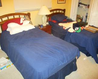 Twin kids beds