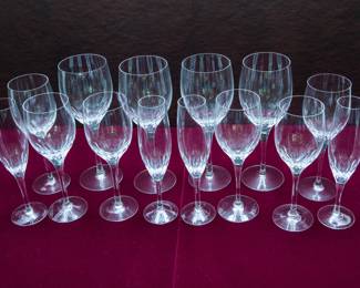 Red & White Wine Stems & Champaign Flutes (priced by the each):  $6.00 - $10.00 ea.