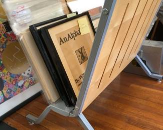 Wood display bin, in perfect condition, great for your studio or business, $250.00