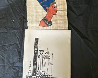 Egyptian Papyrus drawing from Egypt