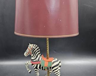 Ceramic Zebra 26" Tall