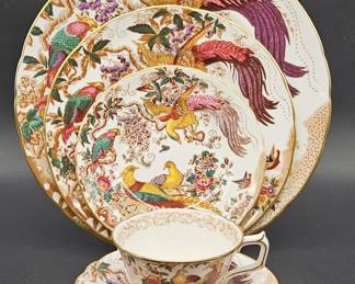 Old Avebury Royal Crown Derby English China Set