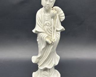 Chinese Blank De Chine-Look Guan Yin Statue