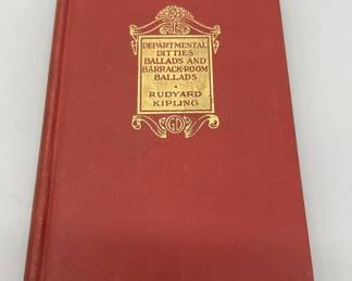  Antique Rudyard Kipling Book, Published 1899