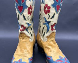 Montana Ladies Cowboy/Western Style Boots, 6.5B